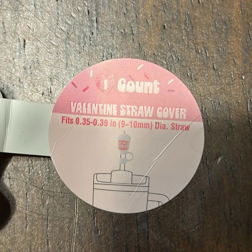 NEW Target Bullseye Playground Valentine Shake Stanley Straw Cover